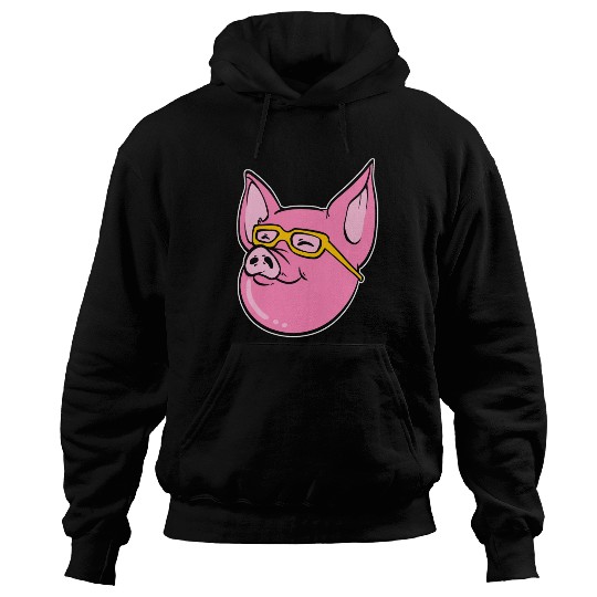 Cute Pig Foodie Gift Hoodies