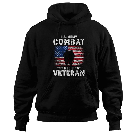 US Army Combat Medic Veteran Hoodies