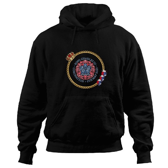 King Charles Iii British Monarch Royal Coronation Hoodies