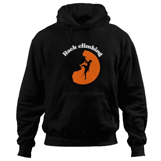 Rock climbing design Hoodies