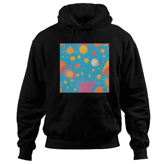 galaxy nebula draw abstract Hoodies