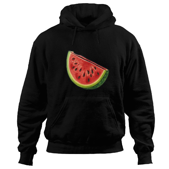 Watermelon Slice - Sweet Summer Vibes Hoodies