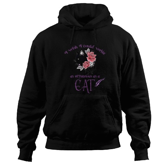 Mysterious Cat Edgar Allan Poe Hoodies
