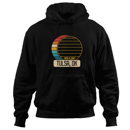 Total Solar Eclipse Oklahoma Tulsa April 28 2024Tu Hoodies