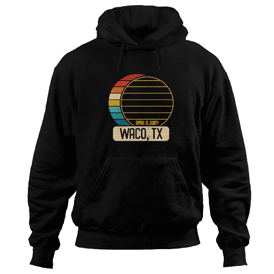 Total Solar Eclipse Texas Waco April 28 2024 Hoodies