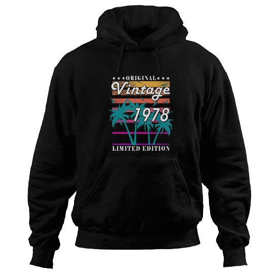 1978 vintage birthday year of birth 1978 gift Hoodies