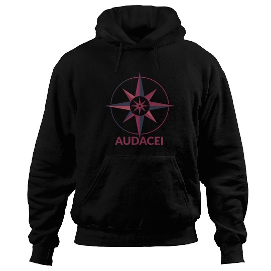 Courageous Evolution: Audacei Color Logo Hoodies