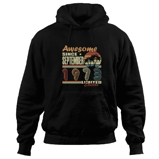 september 1973 Anniversary september 1973 septembe Hoodies