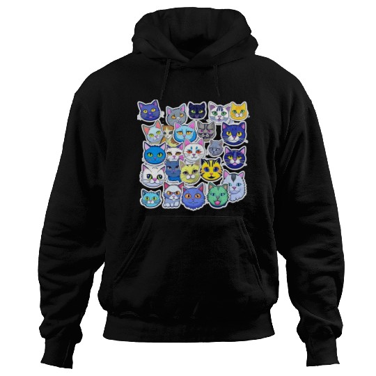 Hilarious Meme Cats: Shareable Humor Pack Hoodies
