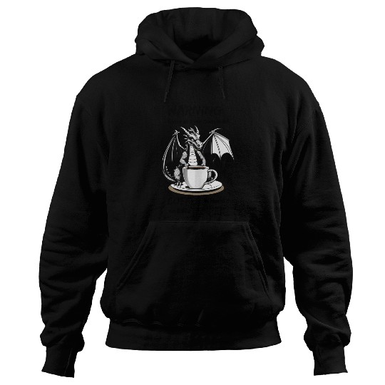 Angry Dragon Coffee Phrase Hoodies