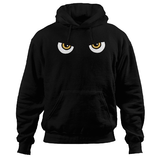 Black Cat Yellow Eyes | Halloween Cat Lovers Gift Hoodies