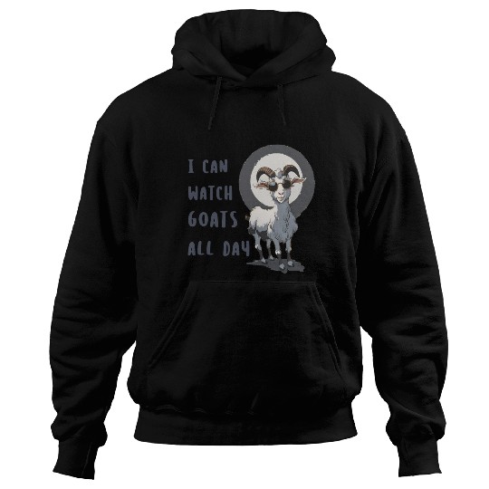 Happy Cute goat Lover Hoodies