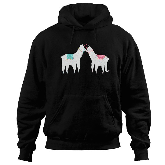 Llama Summer Wedding Anniversary Enet Hoodies