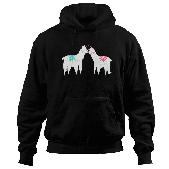 Llama Summer Wedding Anniversary Enet Hoodies