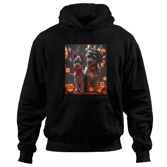 Schnauzer Hallooween Spooktacular Hoodies