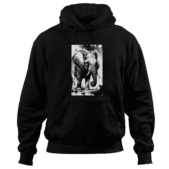 Elegant Elephants: Elevate Your Style with Grace Hoodies