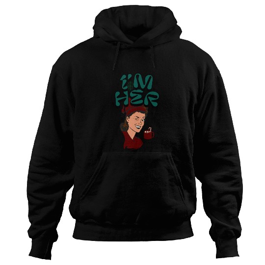 Im Her! Christmas/ Mrs. Claus design Hoodies