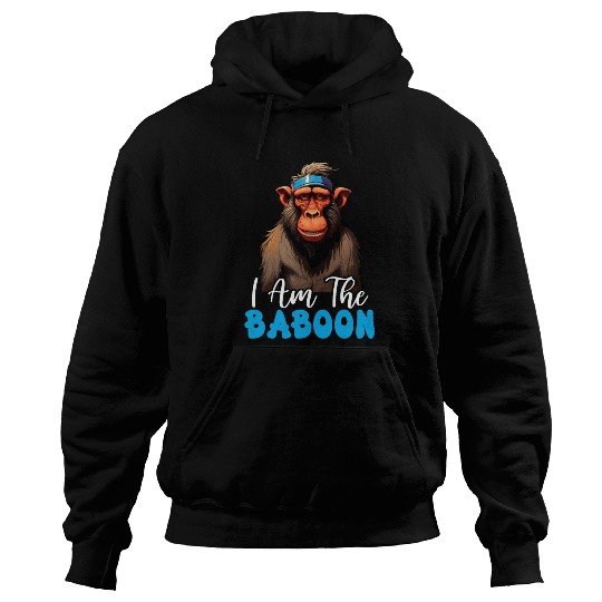 Baboon Monkey Lover Wildlife Animal Zookeeper Hoodies