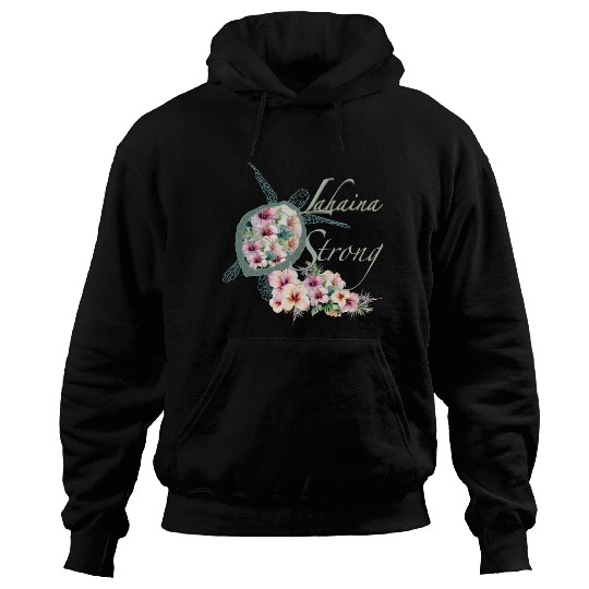 Lahaina Strong: Hibiscus and Sea Turtle Hoodies