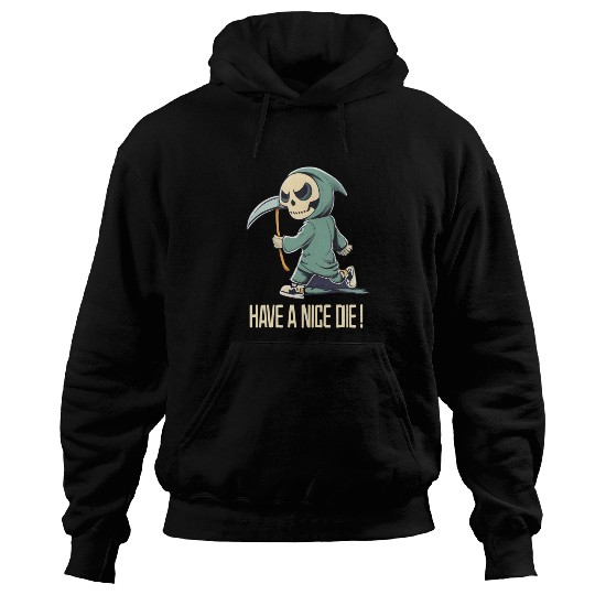 Cute Chibi Grim Reaper Hoodies