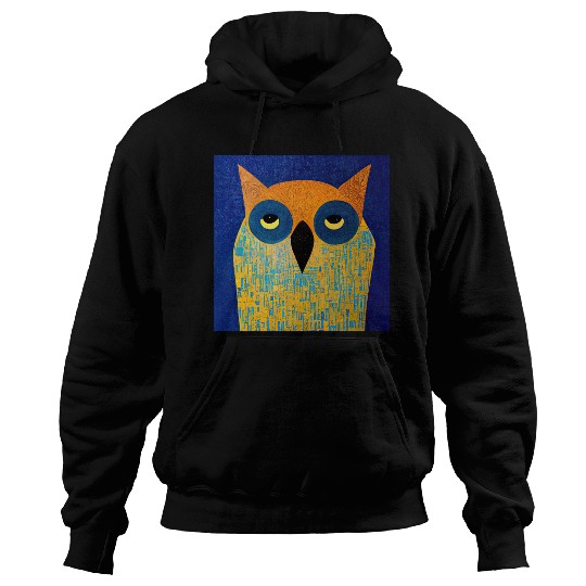 Mod Owl: Bored Owl Hoodies