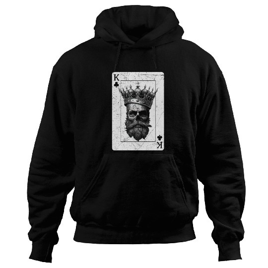 Card Game Gothic Halloween Poker Creepy Hoodies