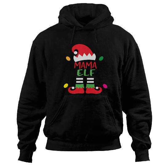 Merry Christmas mama elf Hoodies