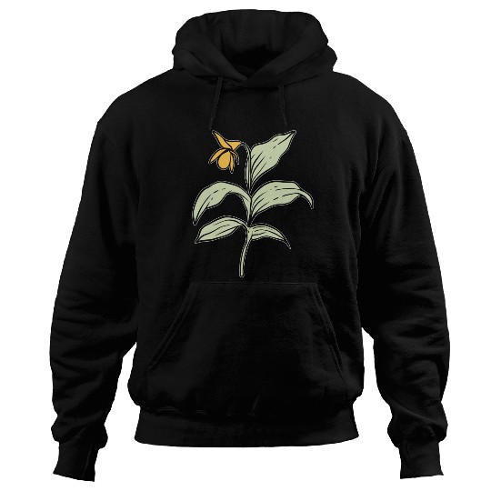 Yellow Orchid Plants Lover Gift Hoodies