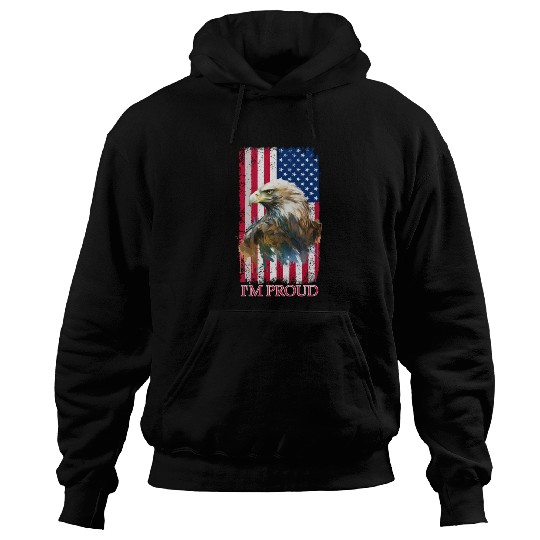 American patriotic symbols of national pride - fla Hoodies