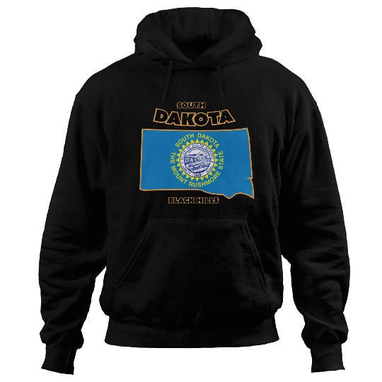 South Dakota - Flag Hoodies