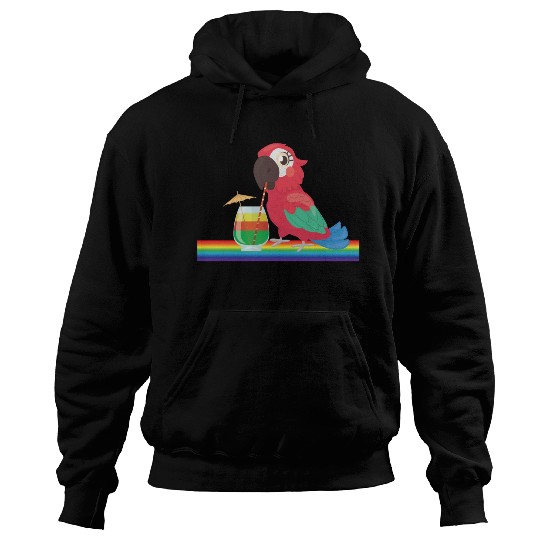 parrot bird of jimmy buffett Hoodies