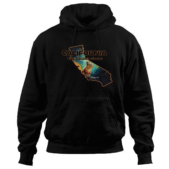 California Wildlife - squirrel Hoodies