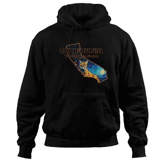 California Wildlife - mountain lion Hoodies