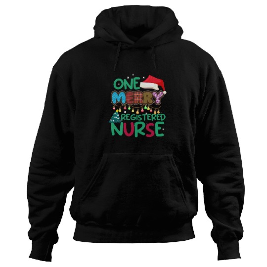 One Merry Registered Nurse Christmas Hoodies