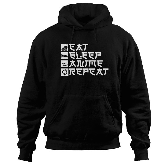 Anime Typography Hoodies Japanese Manga Hoodies