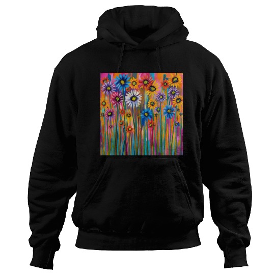 Wildflowers graffiti Hoodies