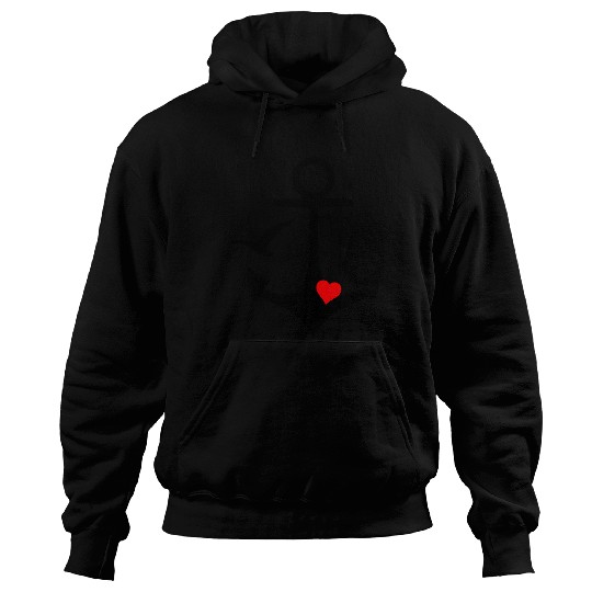 Anchor Heart Seagull Hoodies
