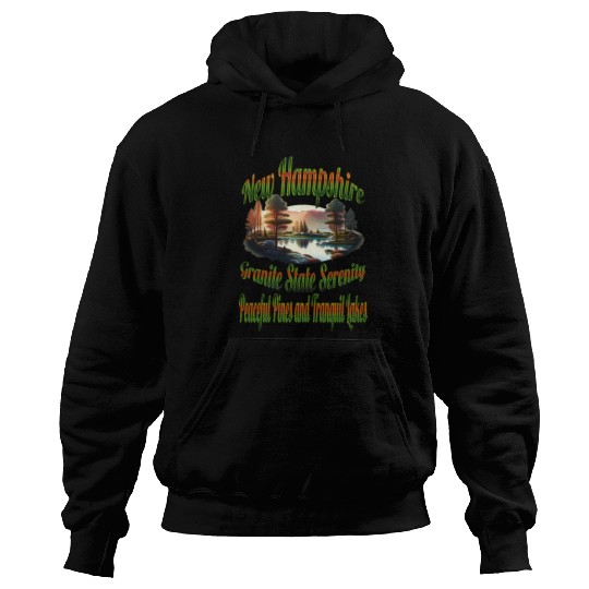 New Hampshire Granite State Serenity Hoodies