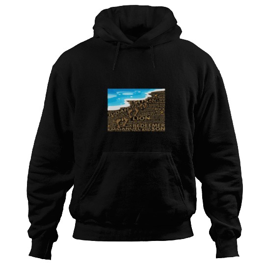 Faithful Steps in Sand Jesus Hoodies