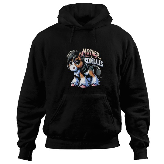 Draught Horse Lover Giant Horse Breed Clydesdale Hoodies