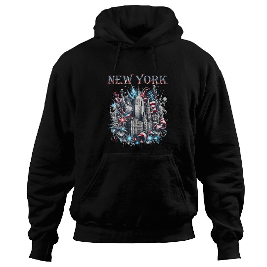 New York Christmas Spirit Hoodies