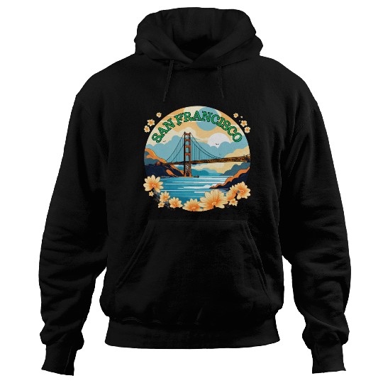 Golden Gate Bridge - San Francisco Hoodies