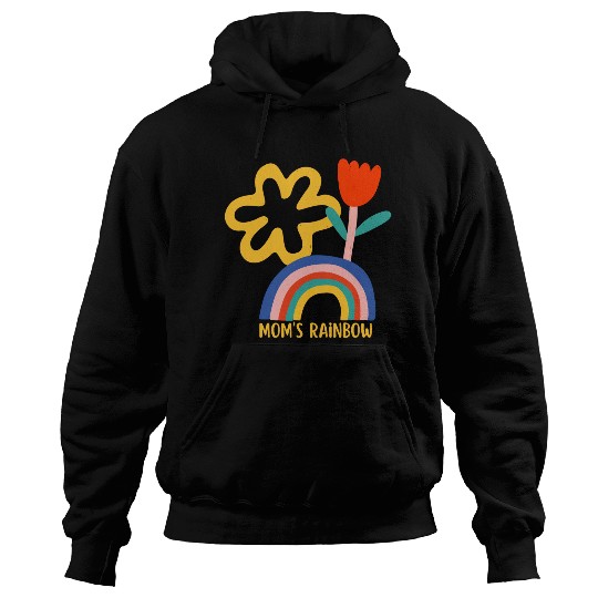 MOM'S RAINBOW Hoodies