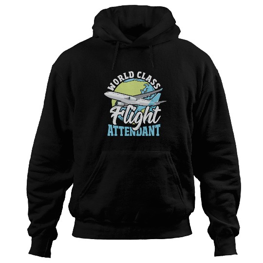 World Class Flight Attendant Aviation Hoodies