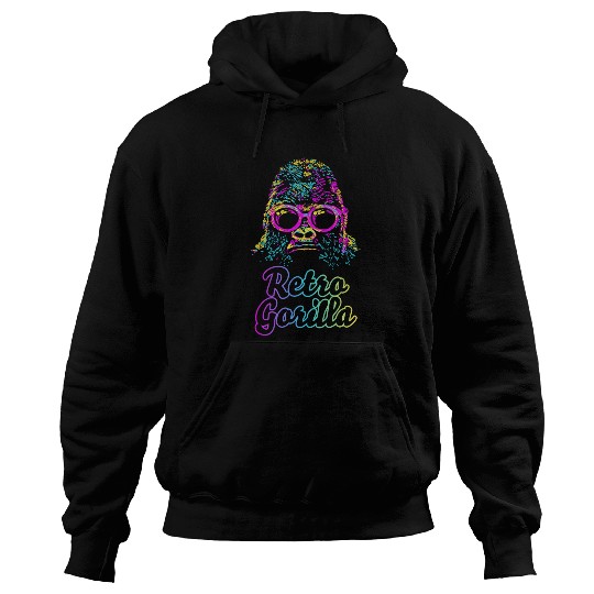 Retro Gorilla Hoodies