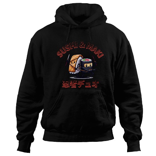 Sushi & Maki: The Ninja Duo Hoodies