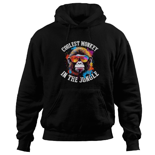 Coolest Monkey In The Jungle Hoodies