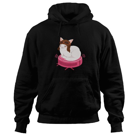 Robot Vacuum Cleaner Cat Robot Hoodies