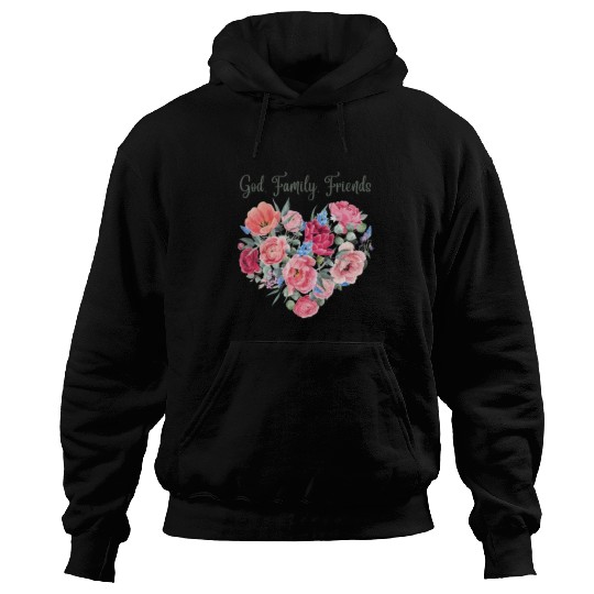 God, Family, Friends! Hoodies