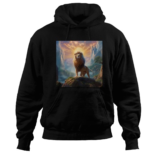 Celestial Lion King Art Print 144 Starseed Hoodies